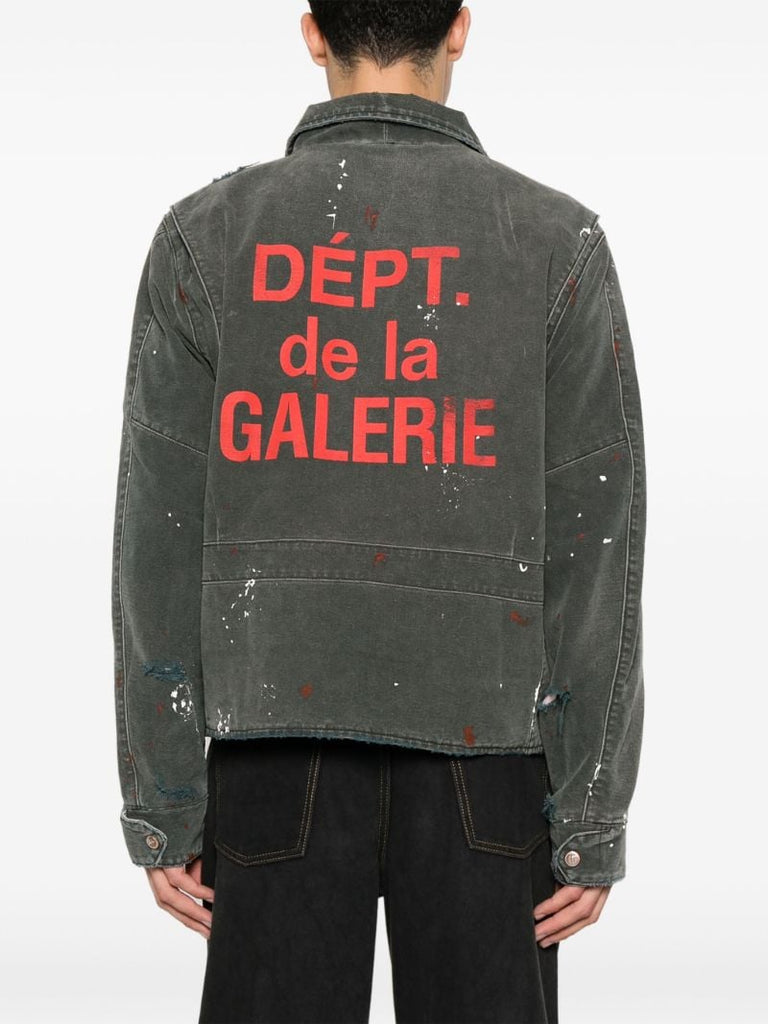 Paint Splatter Denim Jacket