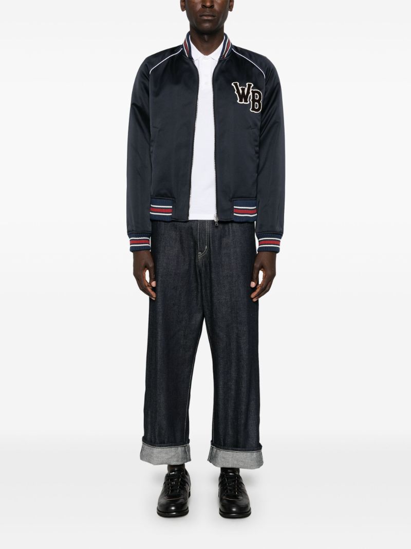 Logo-appliquÃ_x0083_Â© Bomber Jacket
