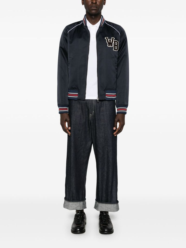 Logo-appliquÃ_x0083_Â© Bomber Jacket