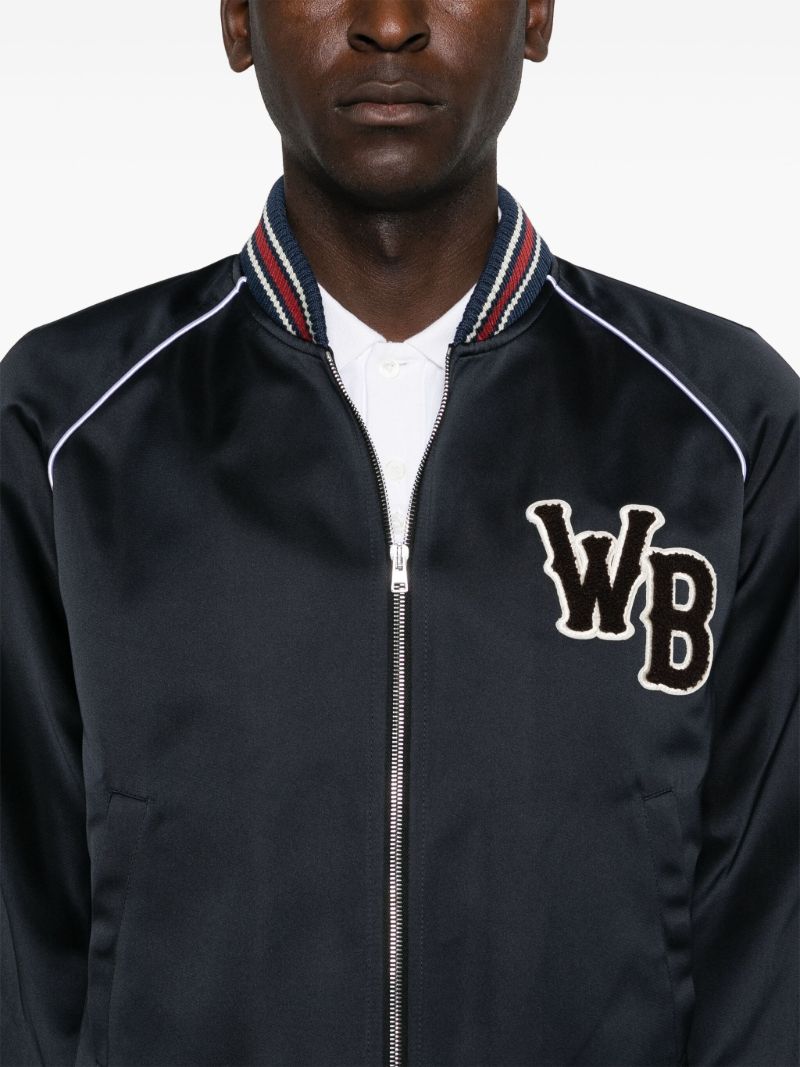Logo-appliquÃ_x0083_Â© Bomber Jacket