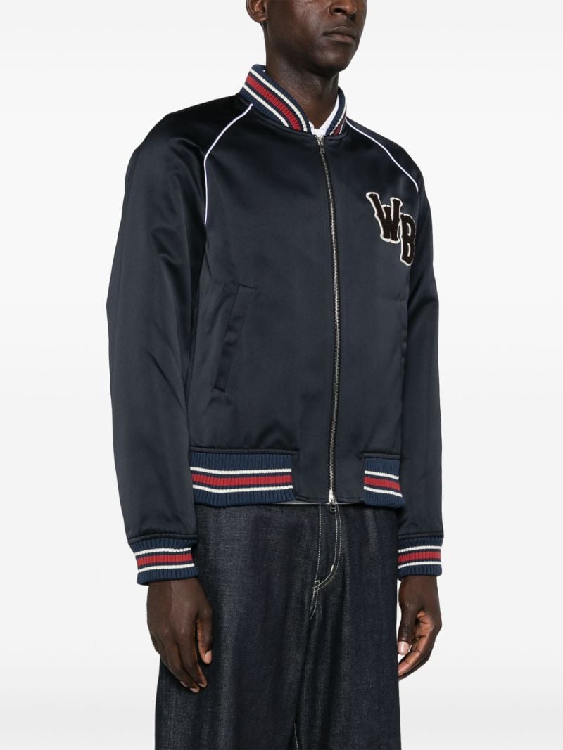 Logo-appliquÃ_x0083_Â© Bomber Jacket