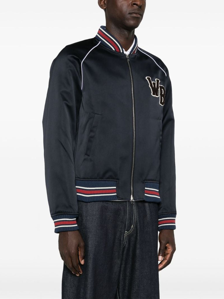 Logo-appliquÃ_x0083_Â© Bomber Jacket