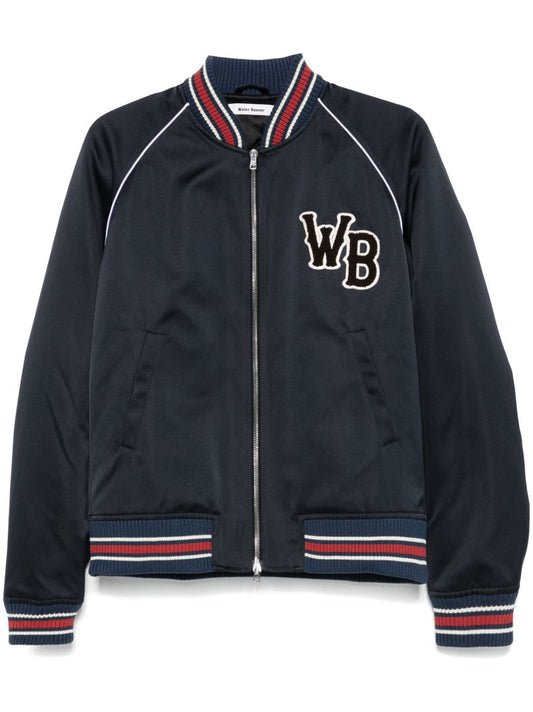 Logo-appliquÃ_x0083_Â© Bomber Jacket