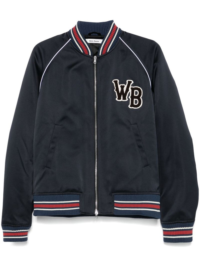 Logo-appliquÃ_x0083_Â© Bomber Jacket