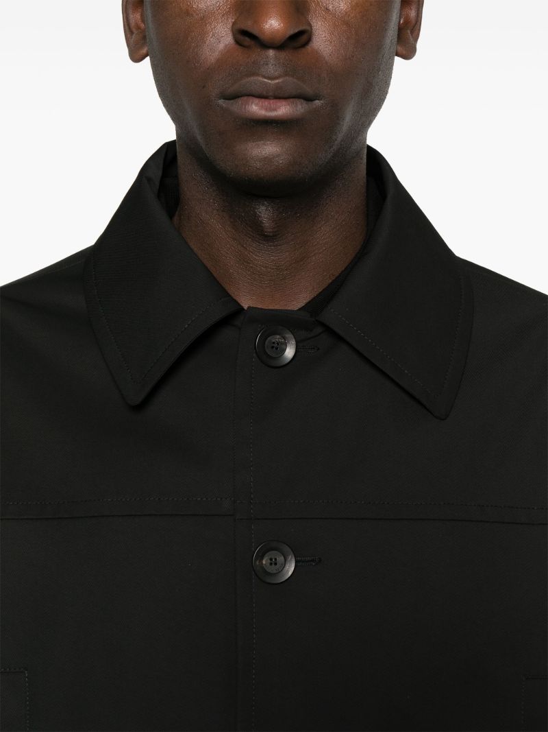 Logo-appliquÃ_x0083_Â© Single-breasted Jacket