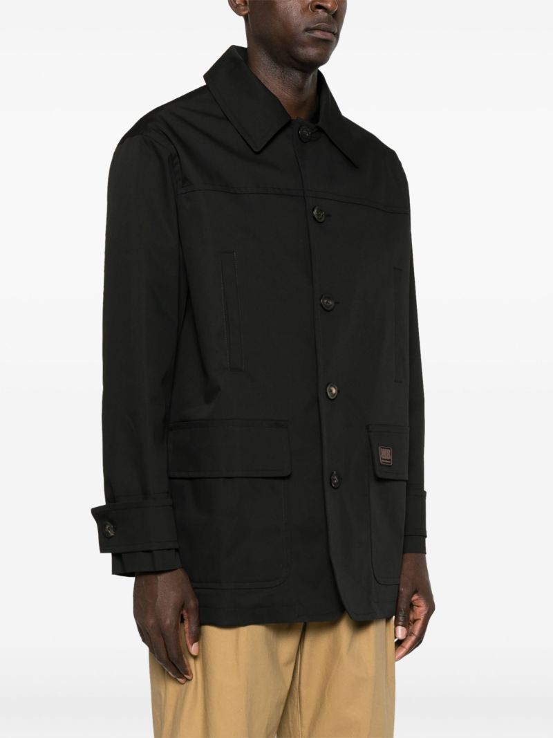 Logo-appliquÃ_x0083_Â© Single-breasted Jacket
