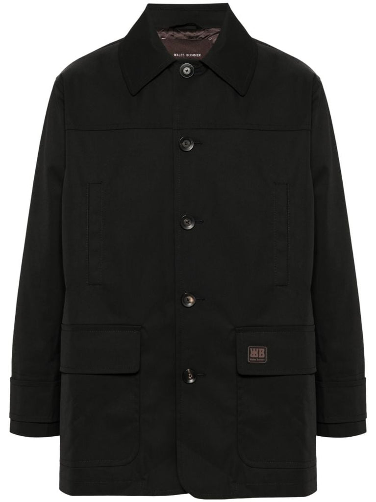 Logo-appliquÃ_x0083_Â© Single-breasted Jacket