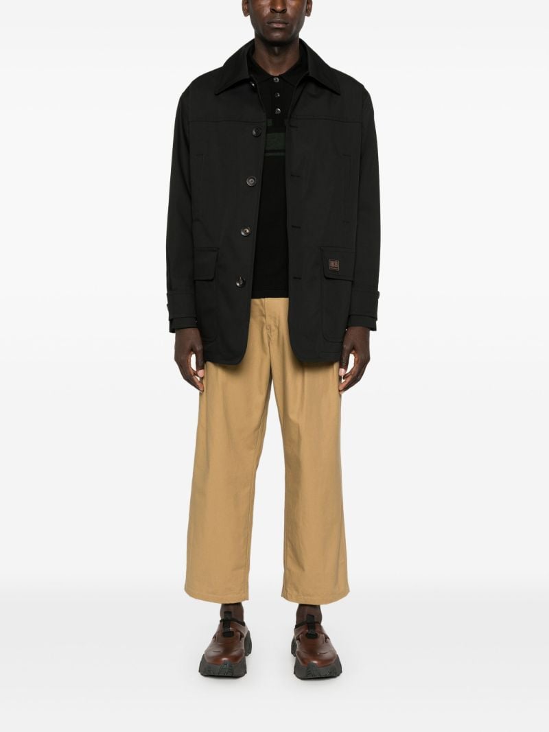 Logo-appliquÃ_x0083_Â© Single-breasted Jacket