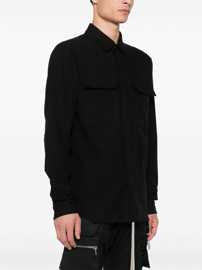 Black Organic Cotton Shirt