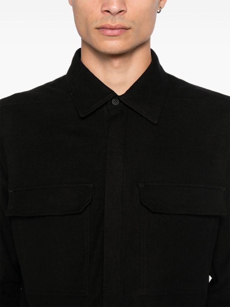 Black Organic Cotton Shirt
