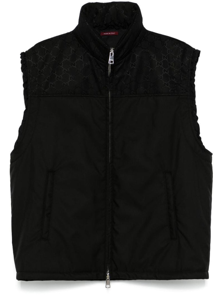 Black Gg Bomber Jacket