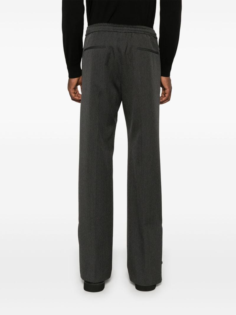 Grey Logo-tape Trousers