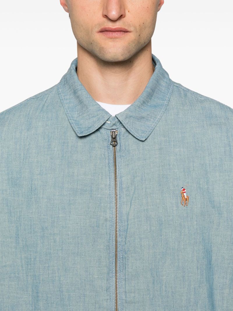 Blue Bayport Chambray Shirt Jacket