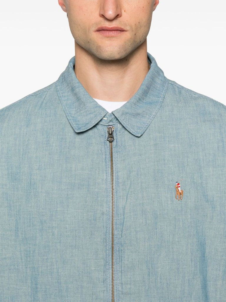 Blue Bayport Chambray Shirt Jacket