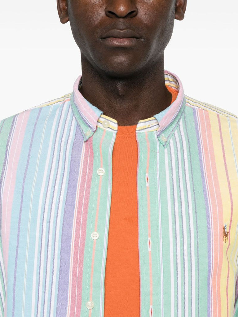 Blue Striped Cotton Shirt