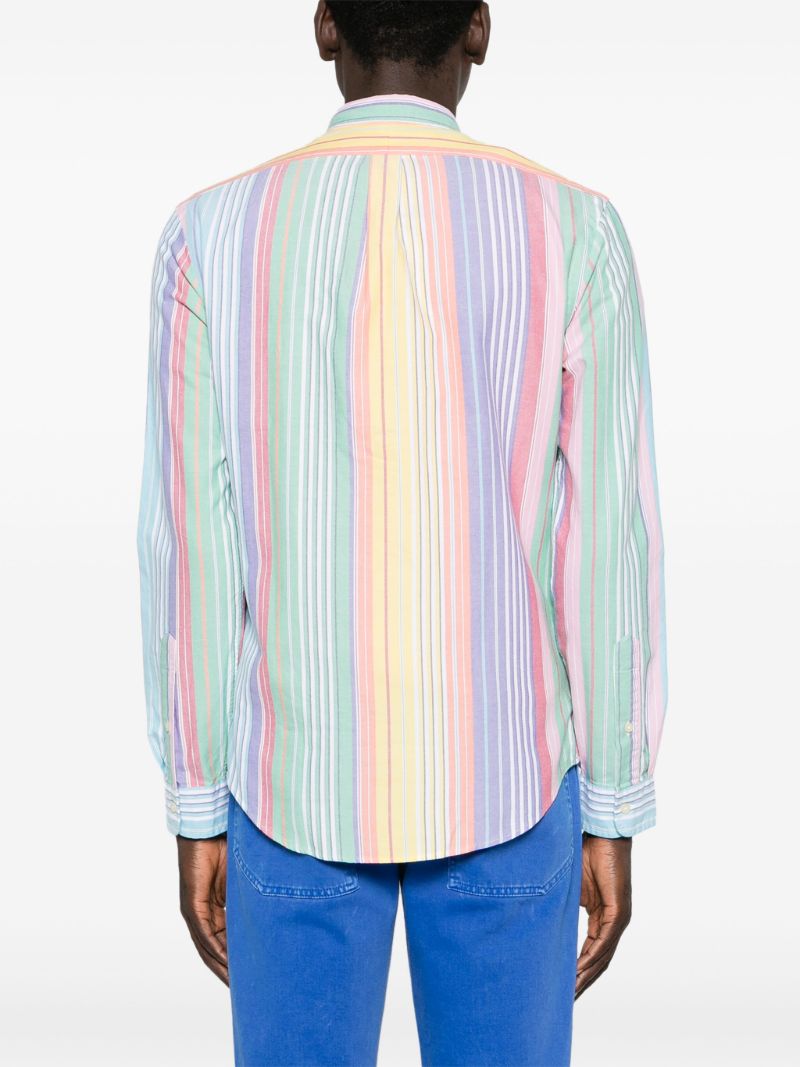 Blue Striped Cotton Shirt
