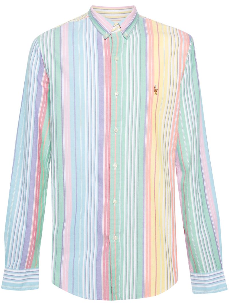 Blue Striped Cotton Shirt