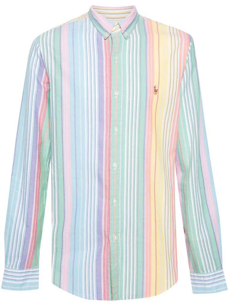 Blue Striped Cotton Shirt