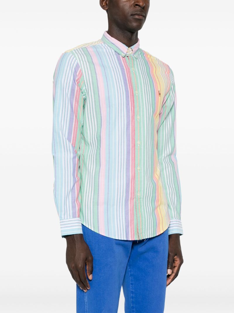 Blue Striped Cotton Shirt