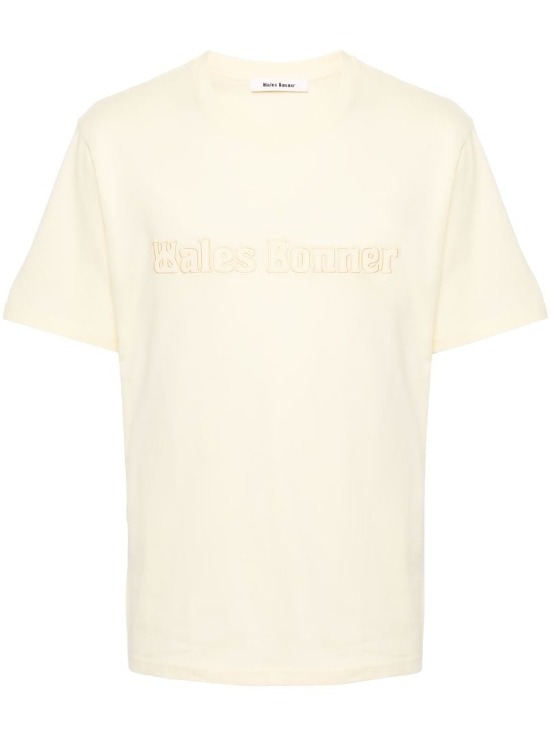 Yellow Logo-appliquÃ_x0083_Â© T-shirt