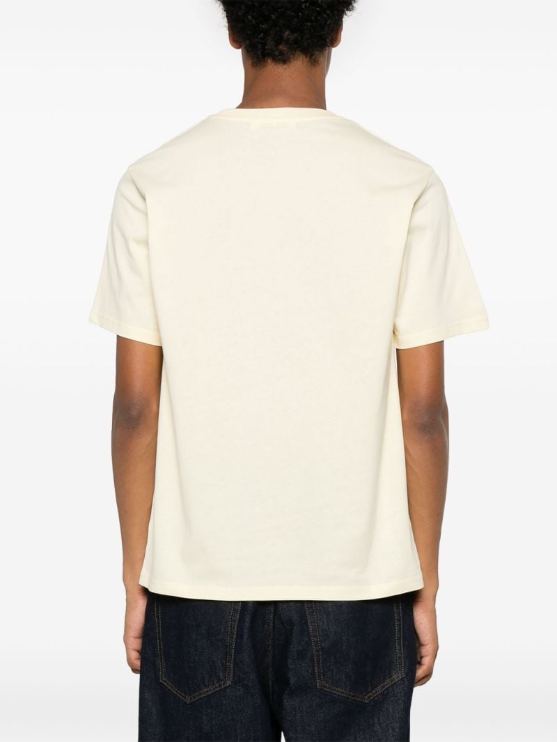 Yellow Logo-appliquÃ_x0083_Â© T-shirt
