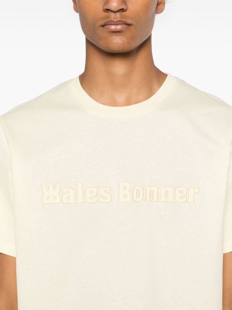 Yellow Logo-appliquÃ_x0083_Â© T-shirt