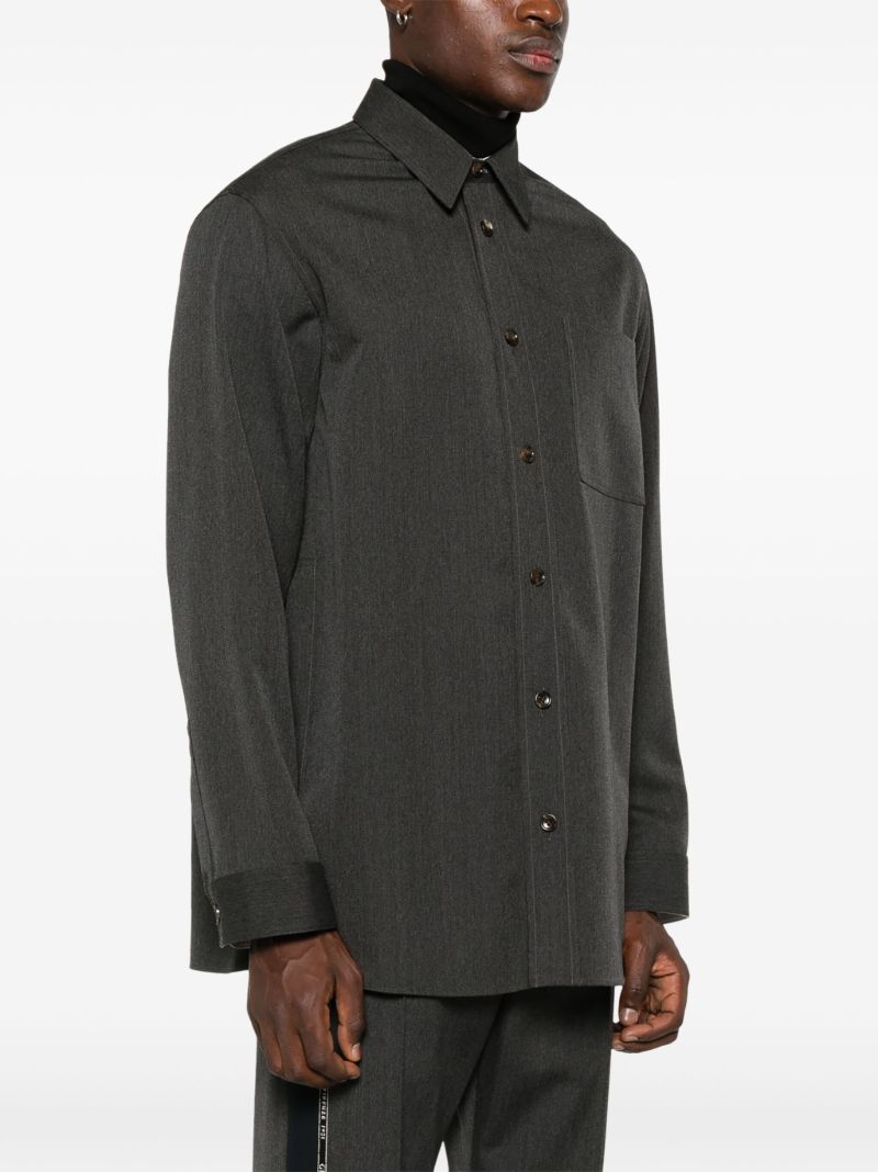 Grey Wool Shirt