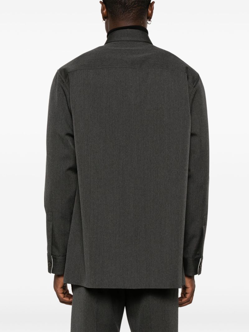 Grey Wool Shirt
