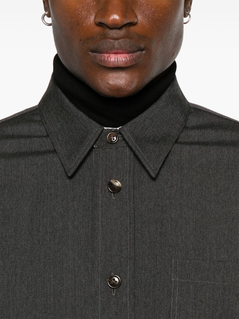 Grey Wool Shirt