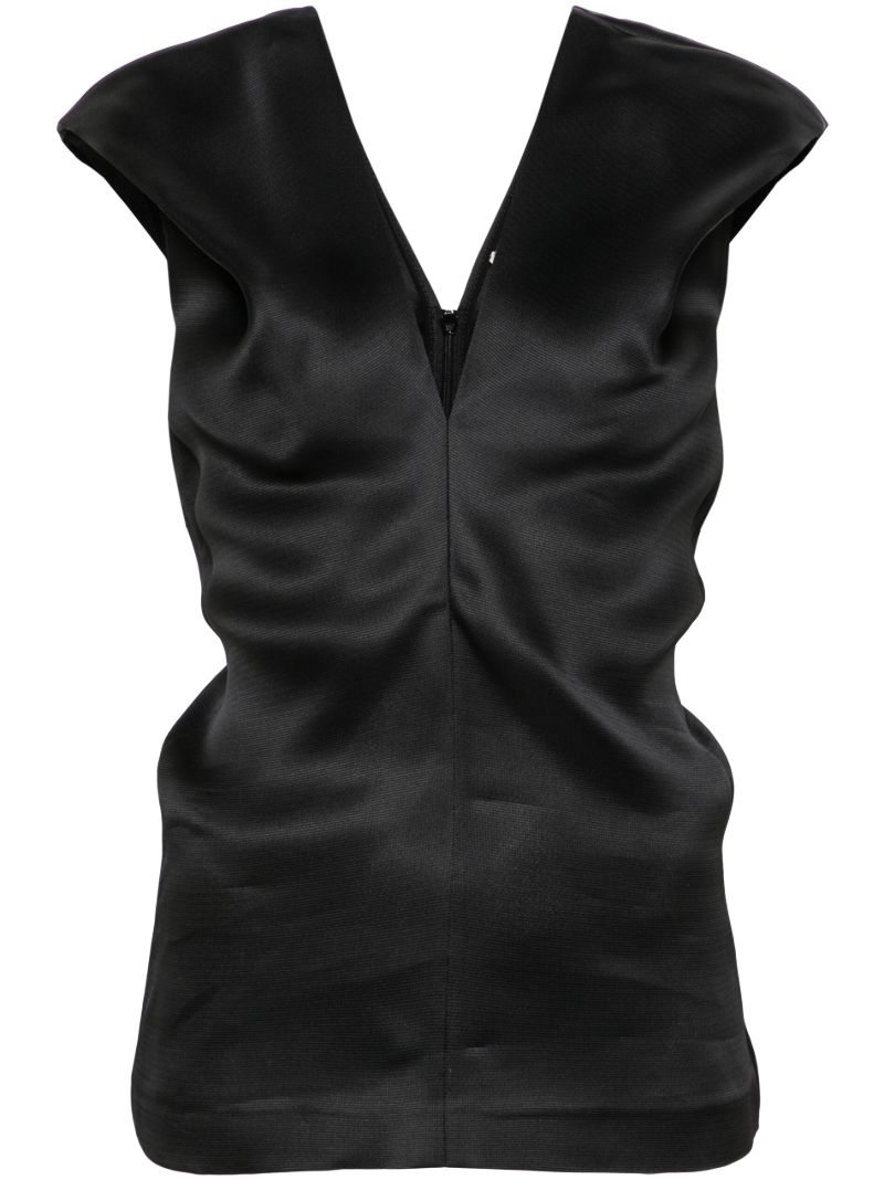 Black the Ami Silk Top
