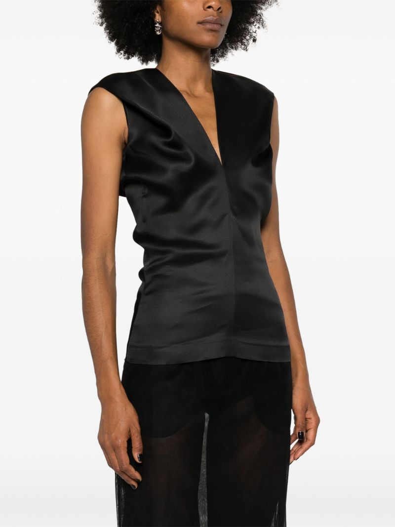 Black the Ami Silk Top