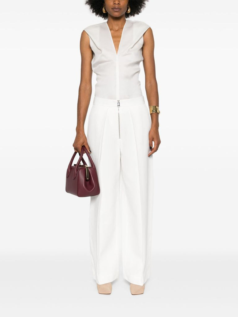 White the Marine Palazzo Pants