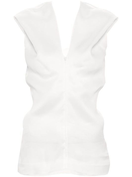 White the Ami Silk Top