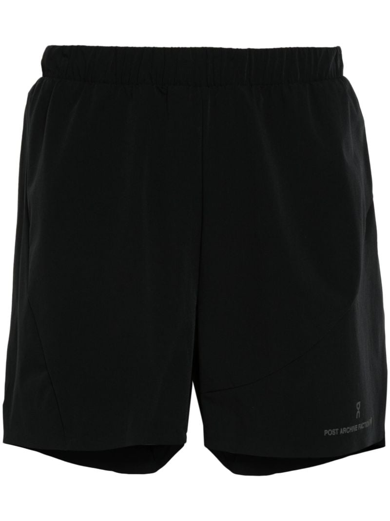 X Post Archive Faction Black Paf Running Shorts