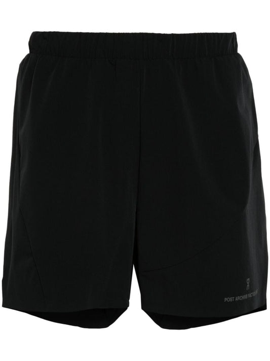 X Post Archive Faction Black Paf Running Shorts