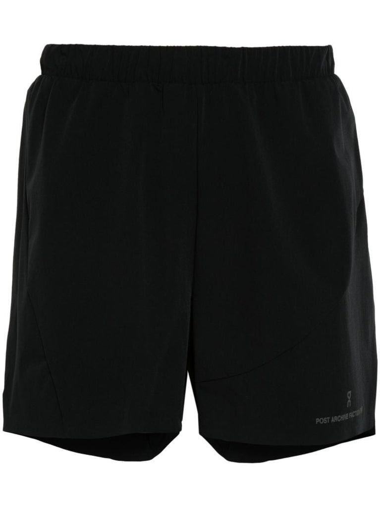 X Post Archive Faction Black Paf Running Shorts