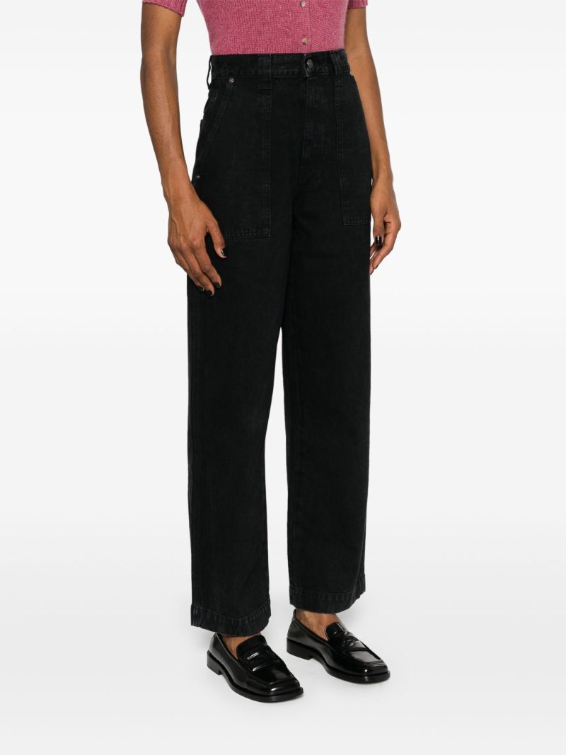 Black the Hewitt Tapered Jeans