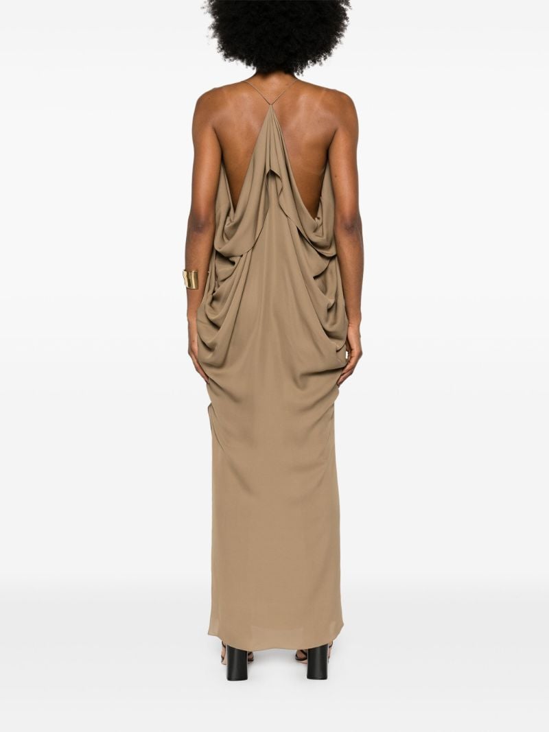 Brown the Dandora Silk Maxi Dress