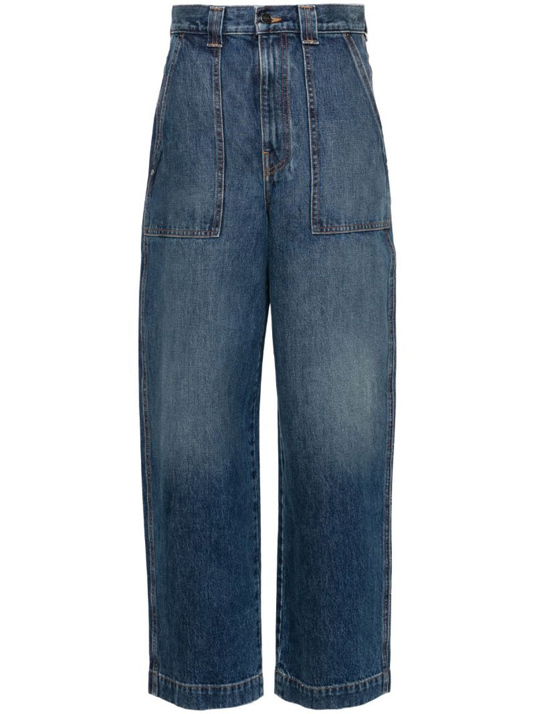 Blue the Hewitt Wide-leg Jeans