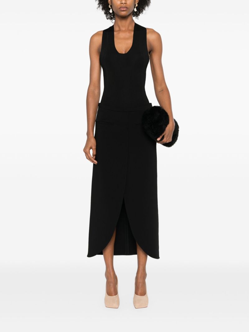 Black Halterneck High Cut Bodysuit