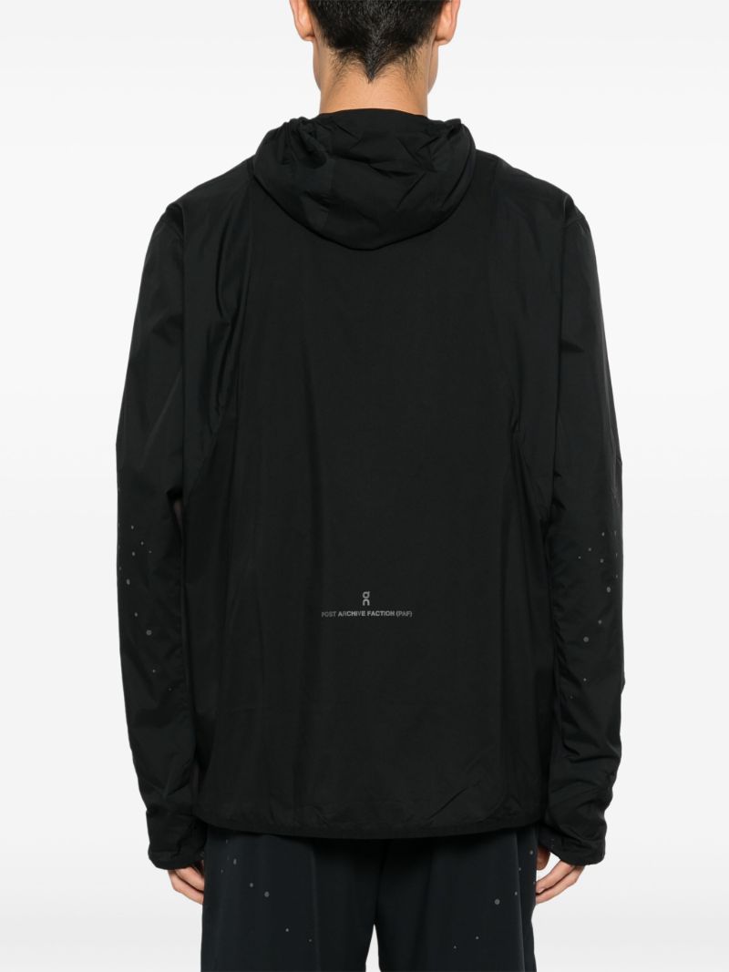 X Post Archive Faction (paf) Black Running Jacket