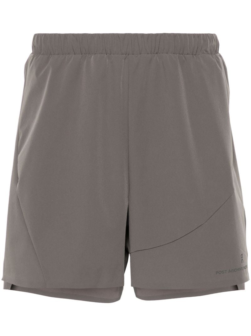 X Post Archive Faction Grey Paf Running Shorts
