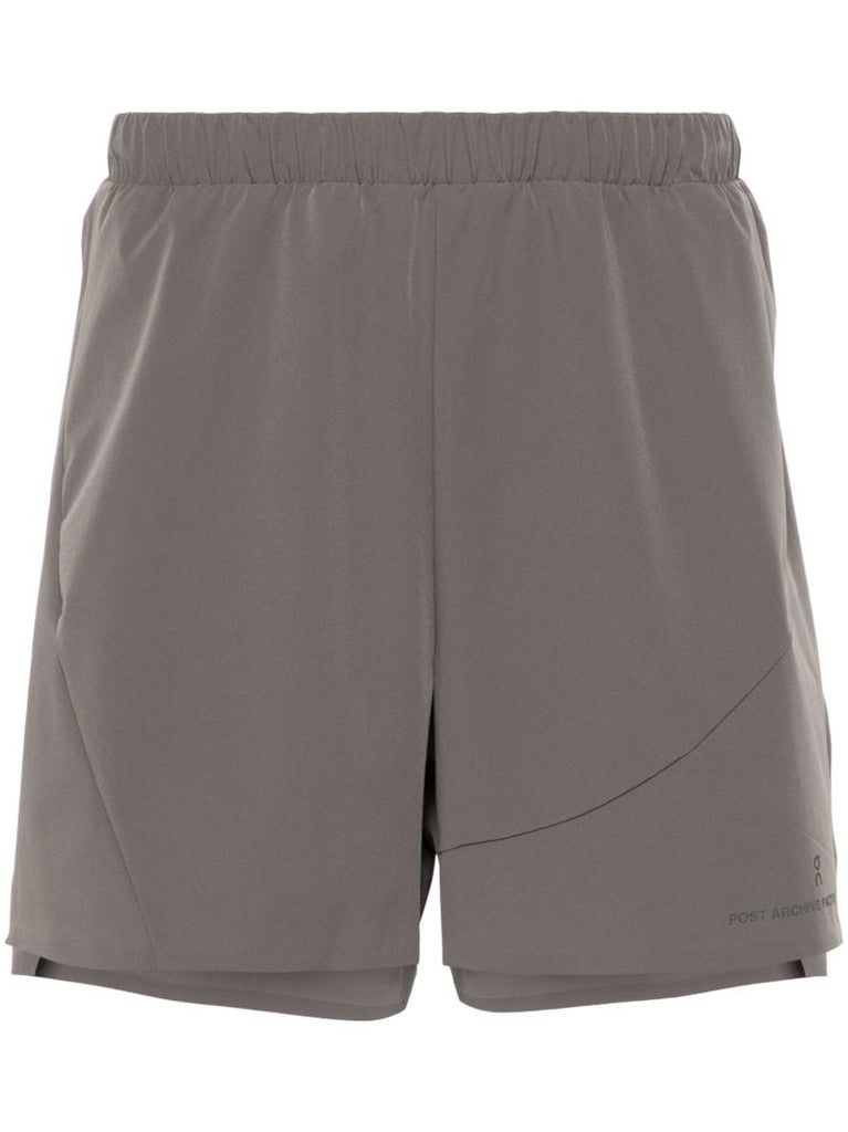 X Post Archive Faction Grey Paf Running Shorts