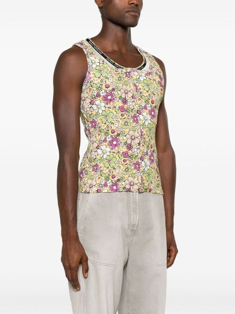 Floral Folded Top