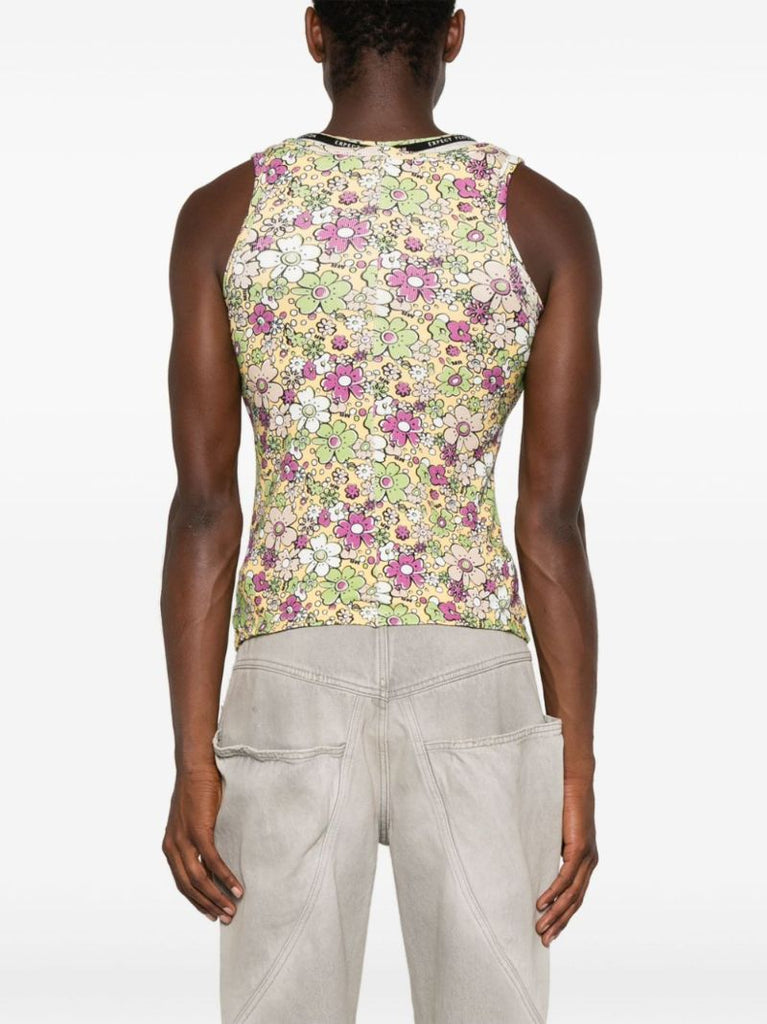 Floral Folded Top