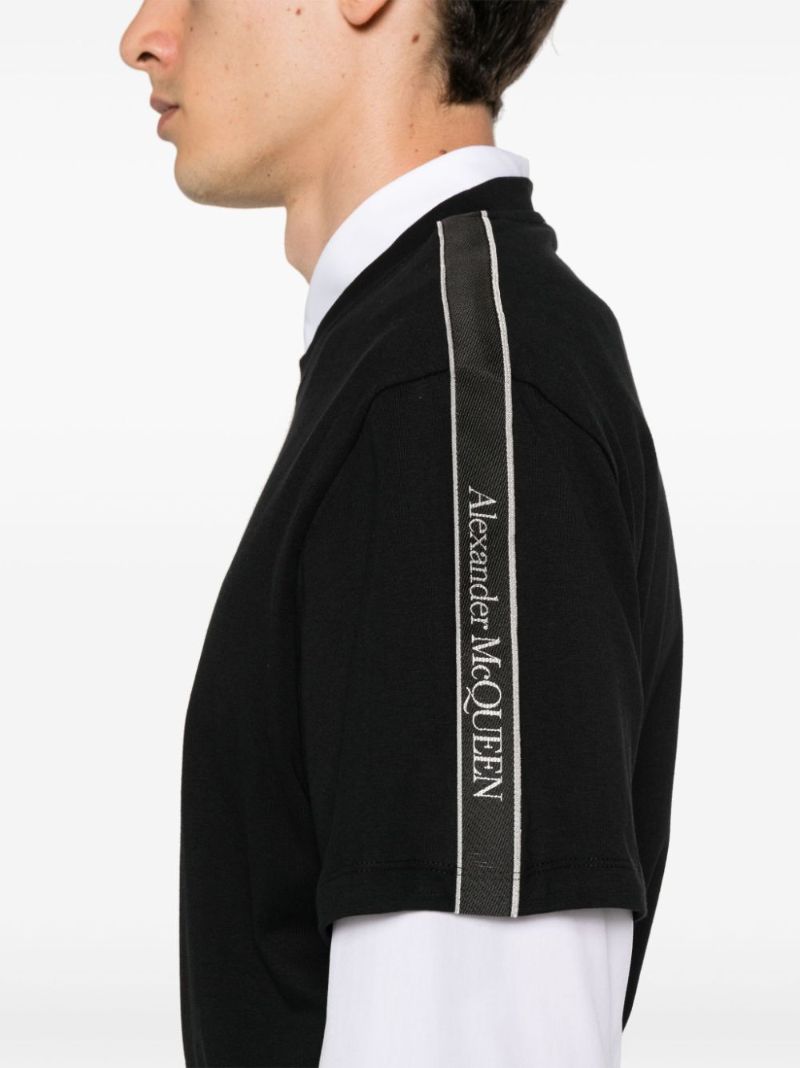 Logo-tape Cotton T-shirt