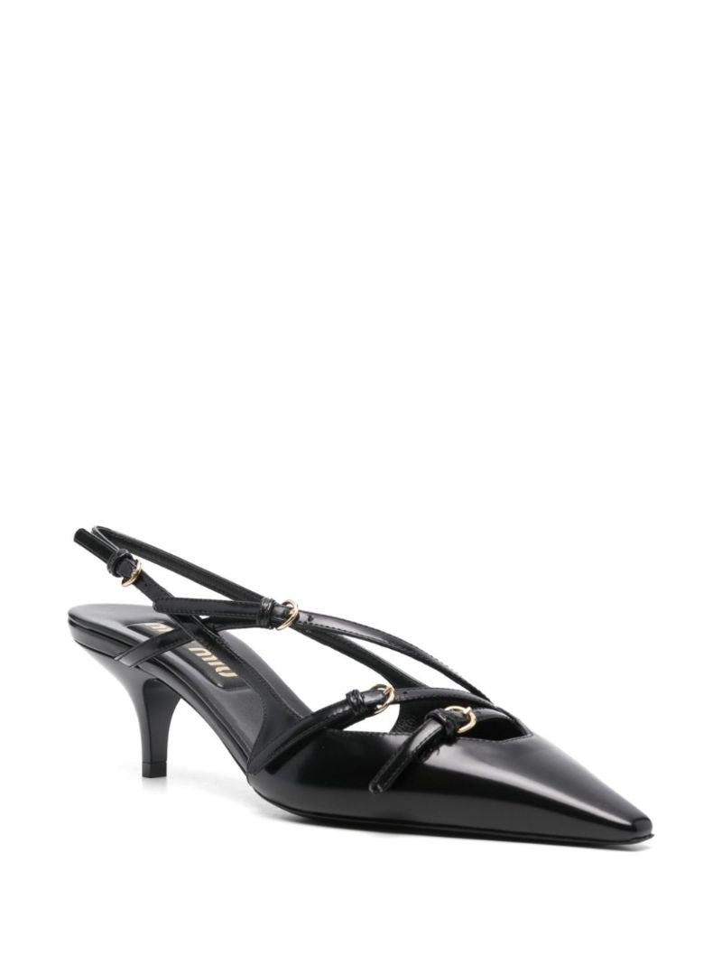 55mm Buckle-embellished Pumps