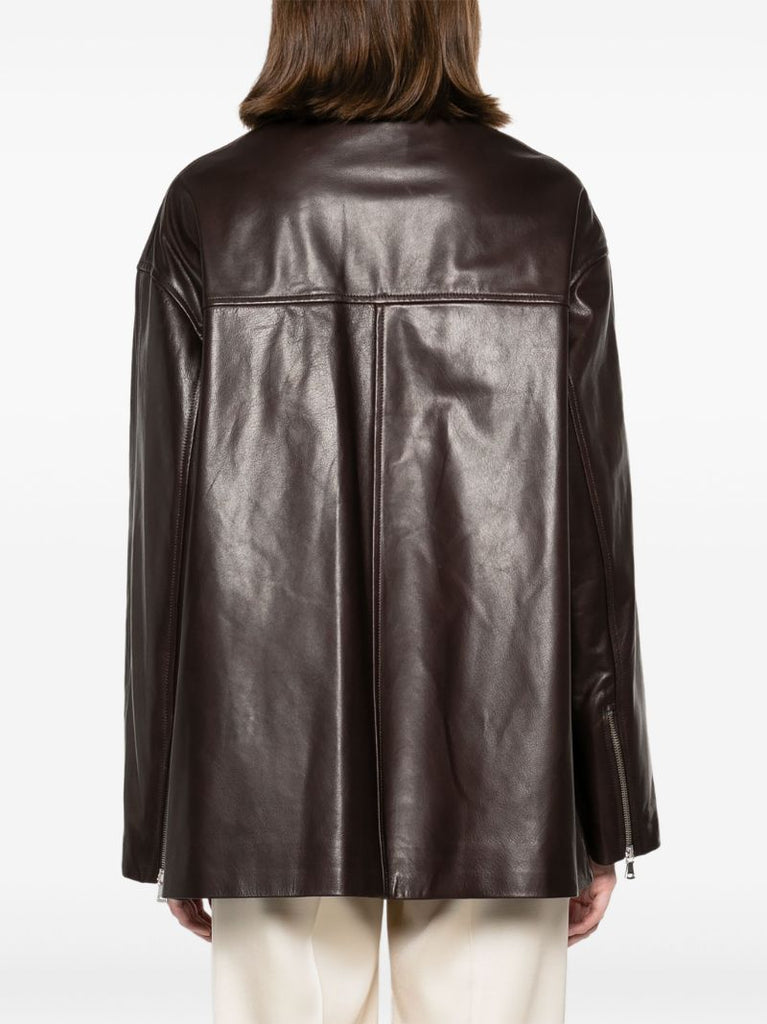 Brown Layne Leather Jacket
