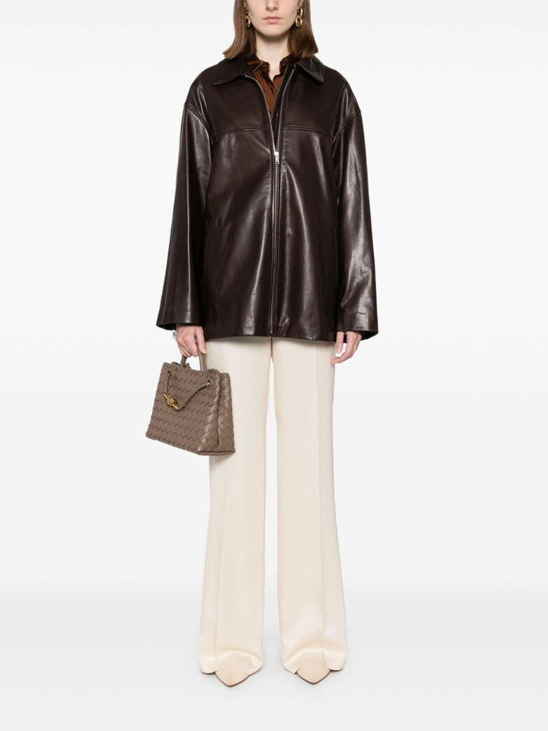 Brown Layne Leather Jacket