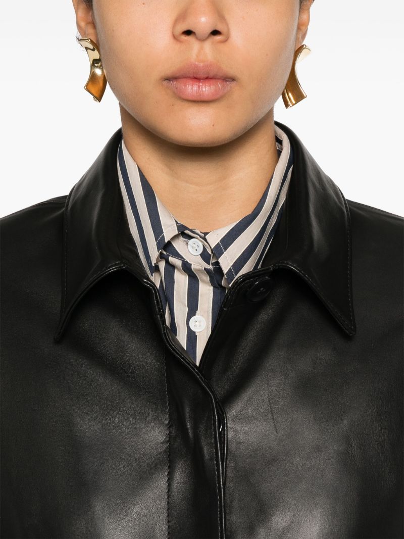 Gothan Leather Coat